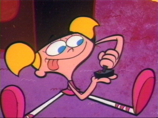 DeeDee playing Video Games